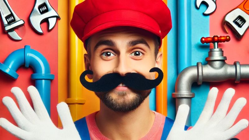 disfraz de fontanero