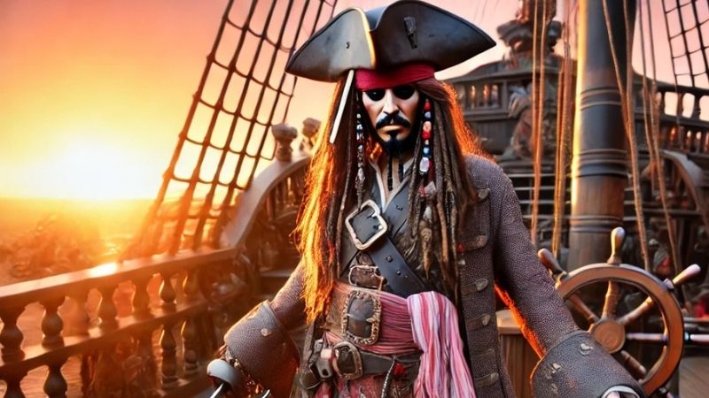 disfraz de piratas del caribe